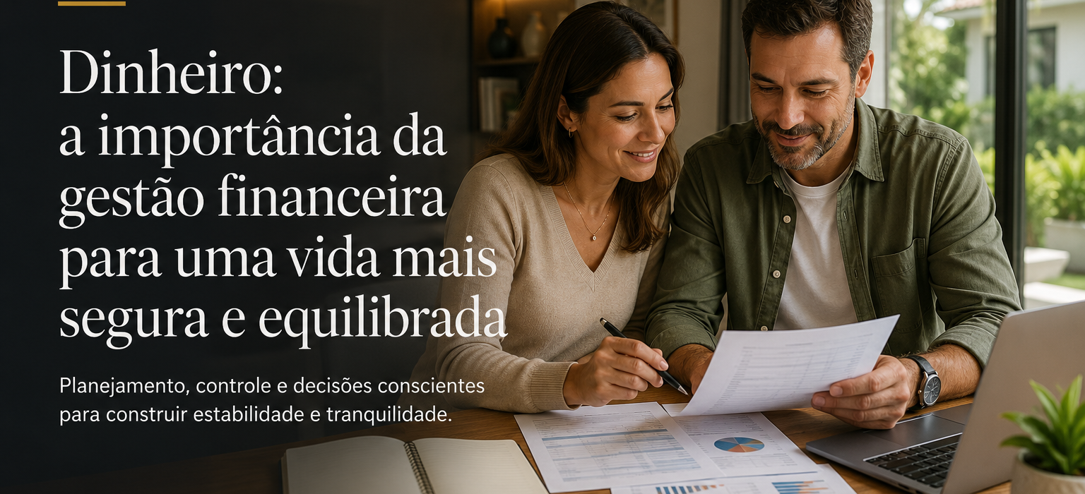 Dinheiro: a importância da gestão financeira para uma vida mais segura e equilibrada